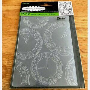 Darice Embossing Folder Vintage Clocks